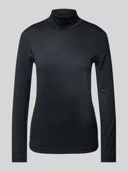 Slim Fit Longsleeve mit Rollkragen von Christian Berg Woman Schwarz - 35