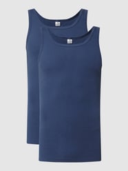 Tanktop van katoen in een set van 2  van Götzburg Wäsche Blauw / turquoise - 8
