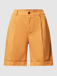 Bermudy z wpuszczanymi kieszeniami w stylu francuskim od BOSS Orange Pomarańczowy - 39