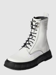 Boots mit Kontrastnähten von Viron Weiß - 9
