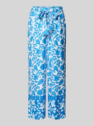 Straight Fit Stoffhose aus reiner Viskose von MORE & MORE - 22