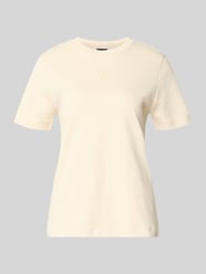 regular fit T-shirt van puur katoen model 'ECOSA3' van BOSS Beige - 24