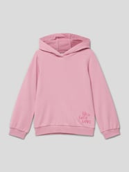 Hoodie met statementstitching van s.Oliver RED LABEL Roze - 41