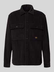 Regular Fit Hemdjacke im Allover-Look Modell 'OLIVER' von JACK & JONES Premium - 4