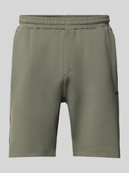 Szorty dresowe o kroju regular fit z szybkoschnącej tkaniny model ‘HECON ACTIVE’ od BOSS Green - 25