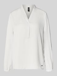 bluzka o kroju regular fit z dekoltem w serek od Marc Cain - 33