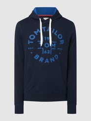 Hoodie mit Logo-Print  von Tom Tailor Blau - 23