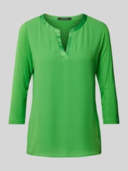 T-shirt met 3/4-mouwen van comma Groen - 44