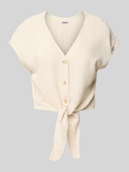 Regular fit blouse van een mix van viscose en linnen, model 'SIESTA' van Only - 20