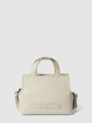 Tote Bag mit Label-Detail Modell 'NEAT' von CK Calvin Klein Weiß - 28