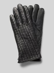 Handschoenen in leerlook van FI.NE - 6