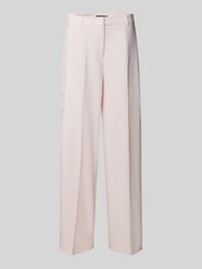 Stoffhose mit Bundfalten von COMMA Pink - 44