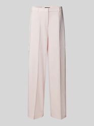 Stoffhose mit Bundfalten von comma Pink - 38