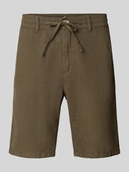 Bermudas mit seitlichen Eingrifftaschen und Bindegürtel von Lindbergh - 42