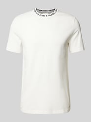 T-Shirt mit Label-Print von s.Oliver RED LABEL Weiß - 47