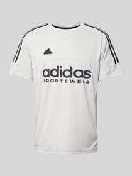 T-Shirt mit Label-Print von ADIDAS SPORTSWEAR Grau - 4