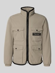 Regular Fit Jacke mit aufgesetzten Taschen Modell 'BLOUSON' von Armani Exchange Beige - 18