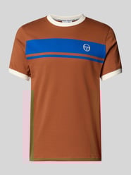 T-shirt z prążkowanymi wykończeniami od SERGIO TACCHINI - 27