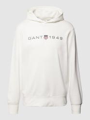 Hoodie met labelprint van Gant - 43