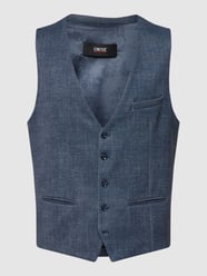 Weste mit V-Ausschnitt Modell 'CiVitra' von Cinque Blau / Türkis - 8