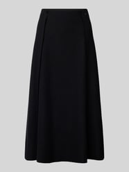 Midirock aus Wolle mit Teilungsnähten von Marc Cain - 30