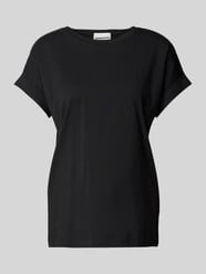 T-Shirt mit geripptem Rundhalsausschnitt Modell 'IDAARA' von ARMEDANGELS - 12