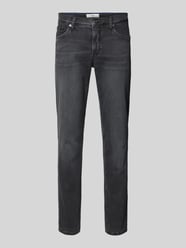 Slim Fit Jeans mit Knopfverschluss Modell 'CADIZ' von Brax Grau - 16