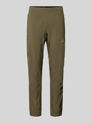 Spodnie dresowe o kroju regular fit z elastycznym pasem z nadrukiem z logo Model 'TECH APP S-PANT' od adidas Training - 36