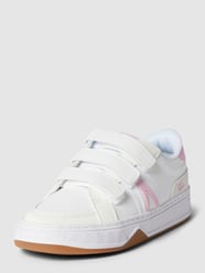 Sneakers met contrastgarnering van Lacoste Wit - 35