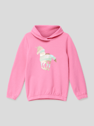 Hoodie mit Motiv-Print von s.Oliver RED LABEL Rosa - 21