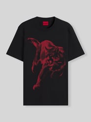 Regular Fit T-Shirt aus reiner Baumwolle Modell 'Daffilo' von HUGO - 6