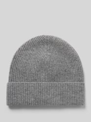 Strickmütze aus reinem Kaschmir mit breitem Umschlag von Christian Berg Woman - 11