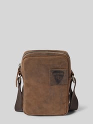 Umhängetasche aus Leder mit Label-Patch Modell 'richmond' von Strellson Orange - 10