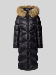 Gewatteerde lange jas met imitatiebont, model 'Adele' van ROCK'N BLUE - 19