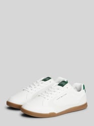 Sneakersy z naturalnej skóry z naszywką z logo od Tommy Hilfiger - 27