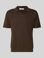 Regular Fit Poloshirt aus Baumwoll-Leinen-Mix Modell 'MATTIS' von Selected Homme - 41