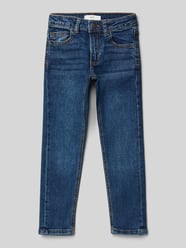 Slim Fit Jeans mit Logo-Patch von Mango - 4