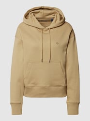 Hoodie met labelpatch van Gant Wit - 39