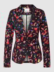 Blazer mit Allover-Muster Modell 'KATE' von ICHI Rot - 28