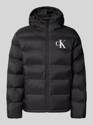 Kurtka w stylu puffer o kroju regular fit z nadrukiem z logo model 'Monogram' od Calvin Klein Jeans - 41