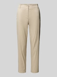Spodnie materiałowe o kroju slim fit w skróconym kroju od Christian Berg Woman - 2