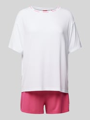 Pyjama mit Label-Print Modell 'UNITE' von HUGO Pink - 39