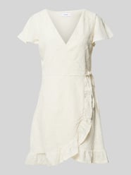 Sukienka mini z fakturowanym wzorem model ‘DELEA’ od Vila - 27