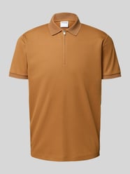 Koszulka polo o kroju regular fit z mieszanki bawełny model ‘FAVE’ od Selected - 45