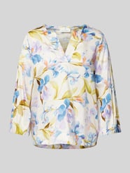 Comfort Fit Bluse mit V-Ausschnitt von ETERNA - 11