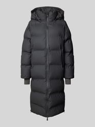 Gewatteerde lange jas met capuchon, model 'Viviana' van Neo Noir - 9
