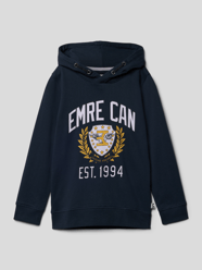 Hoodie mit Motiv-Print Modell 'NOLLEGE' von VINGINO Blau - 11