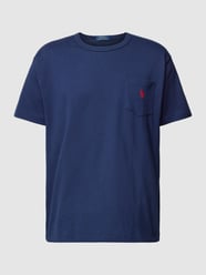 T-Shirt mit Brusttasche von Polo Ralph Lauren Blau - 16