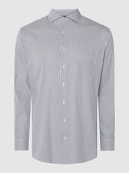 Regular Fit Business-Hemd mit Stretch-Anteil  von Eterna Blau - 37