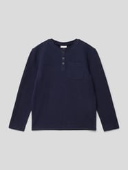 Longsleeve mit Brusttasche von s.Oliver RED LABEL Blau - 34